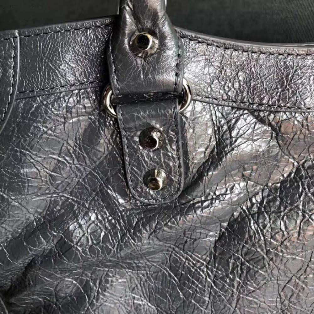 TÚI Balenciaga Women Classic City S Graffiti Small Should Bag in Lambskin