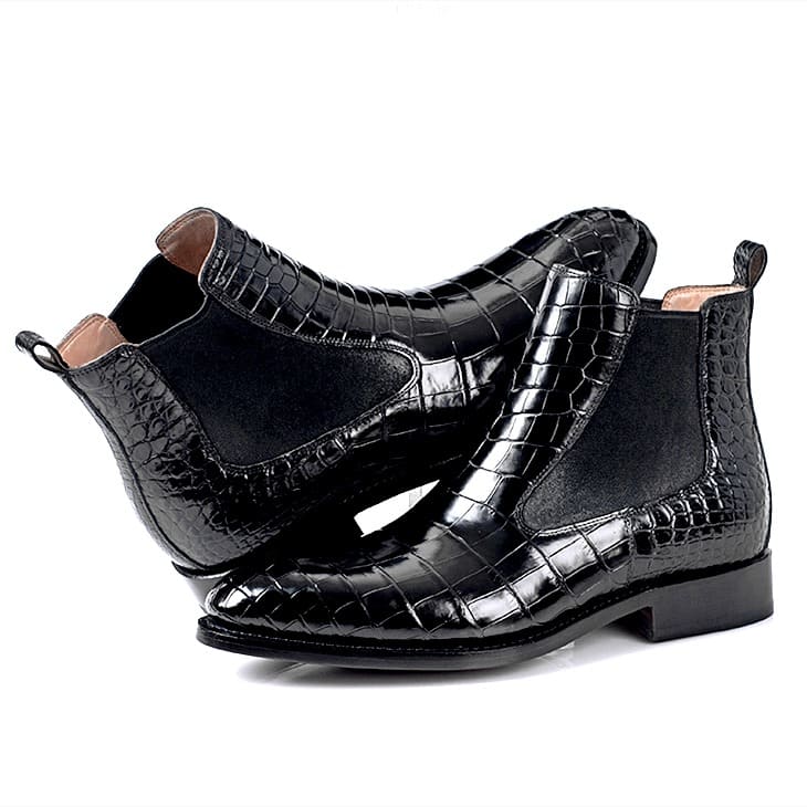 Giày Chelsea Boot Cá Sấu thủ công