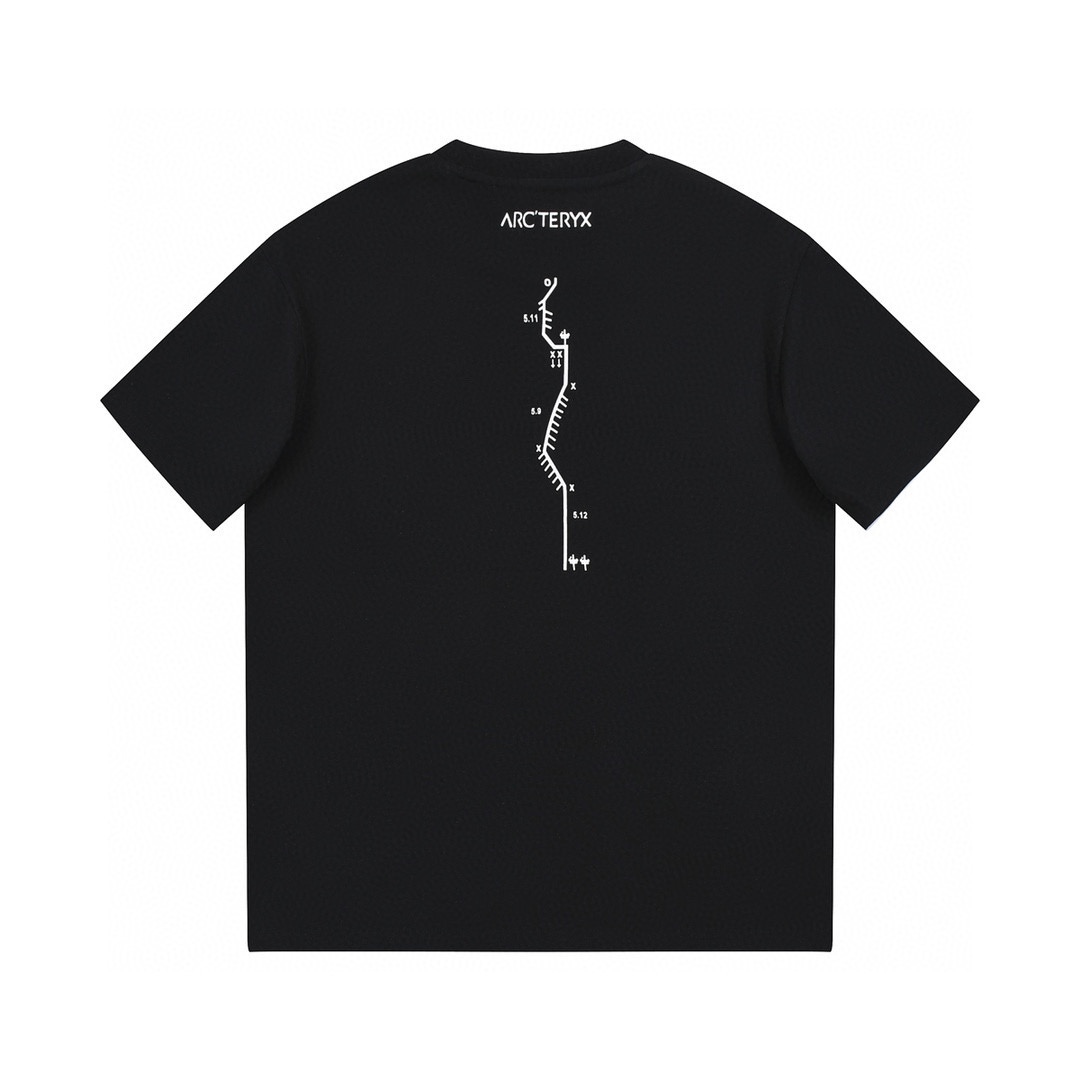 ÁO  ARC'TERYX print cotton jersey T-shirt