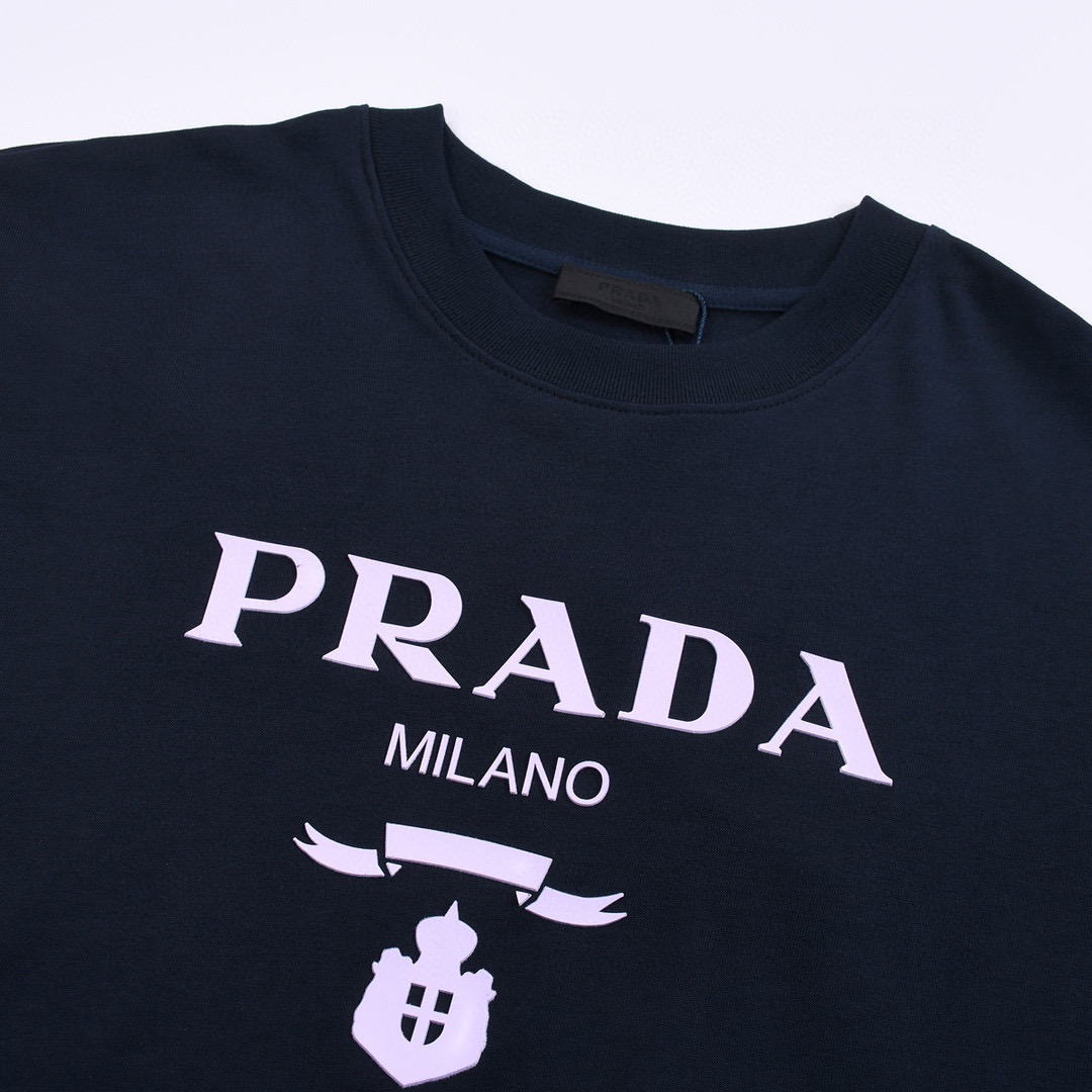 ÁO PRADA MILANO T SHIRT NAVY