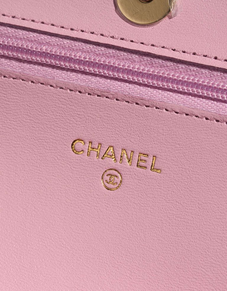 TÚI Chanel Wallet On Chain Lamb Rose WOC
