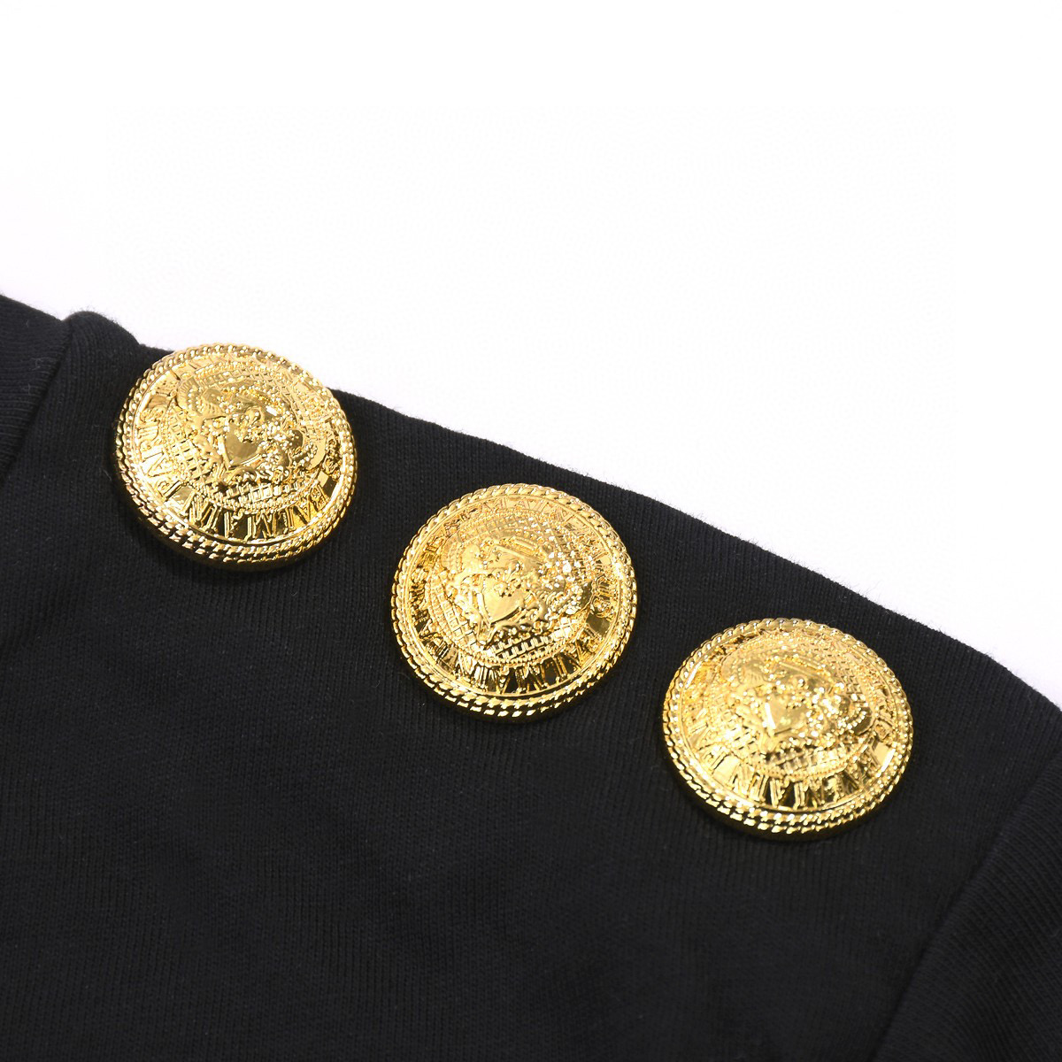 ÁO BALMAIN T SHIRT BLACK