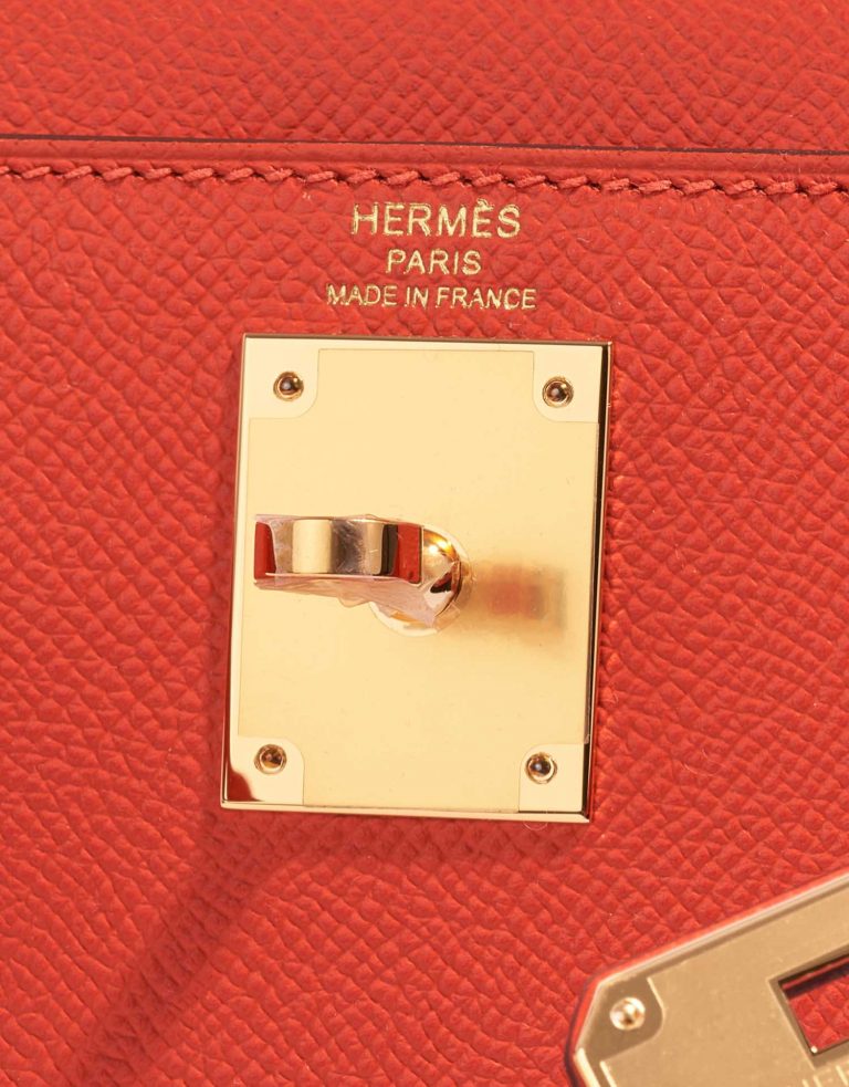 TÚI Hermès Kelly 28 Epsom Capucine Gold Buckle khóa vàng