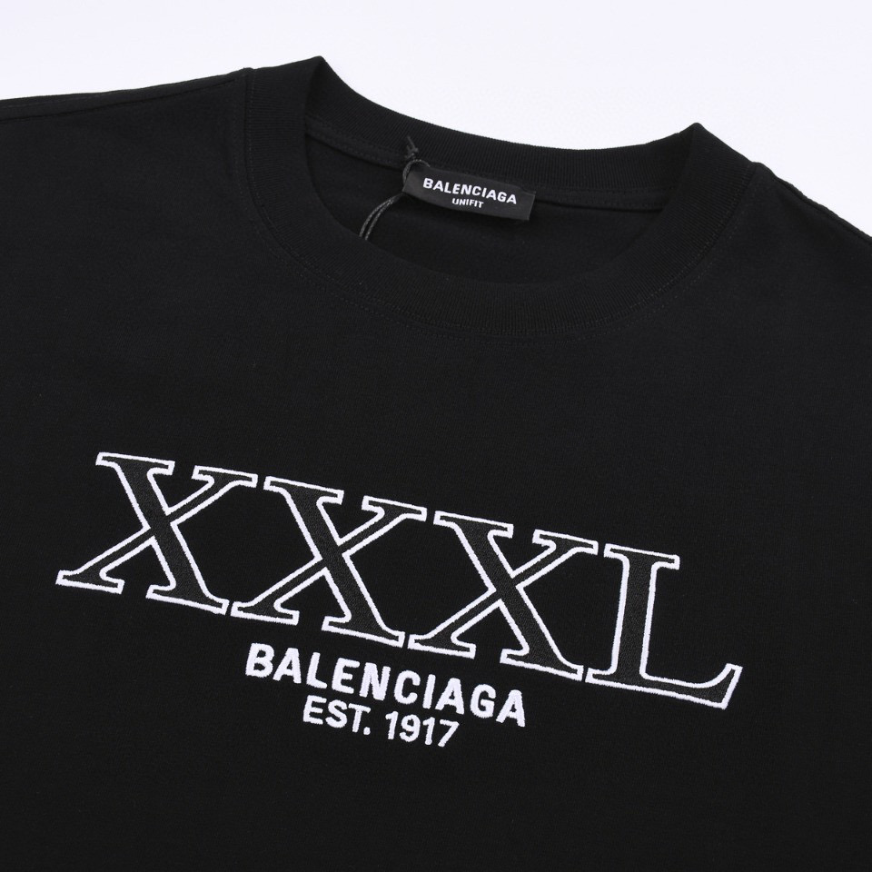 ÁO BALENCIAGA XXXL EST 1917 T SHIRT BLACK