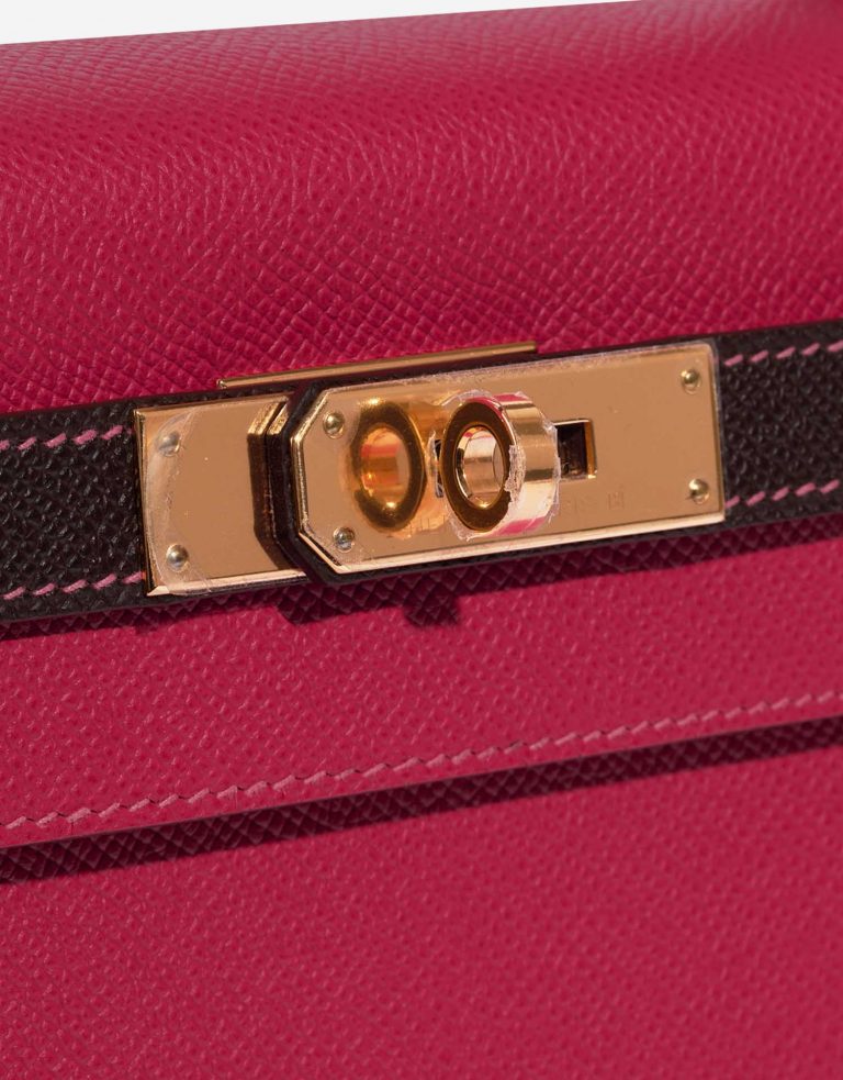 TÚI Hermès Kelly HSS 28 Epsom Rose Tyrien Chocolate