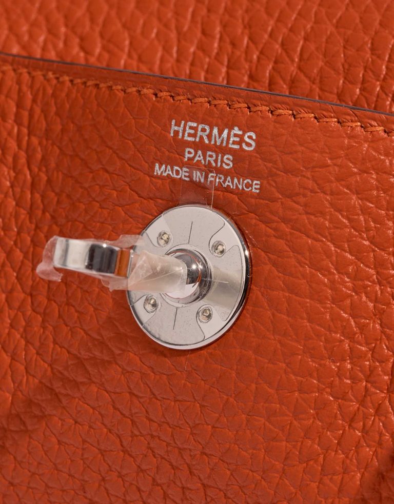 TÚI Hermès Lindy 20 Mini Taurillon Clemence Feu