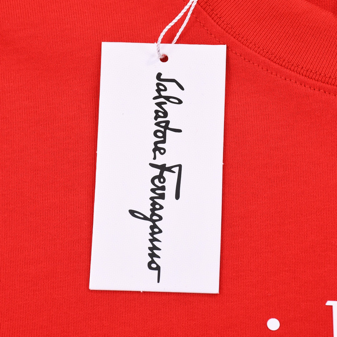 ÁO SALVATORE FERRAGAMO T SHIRT RED