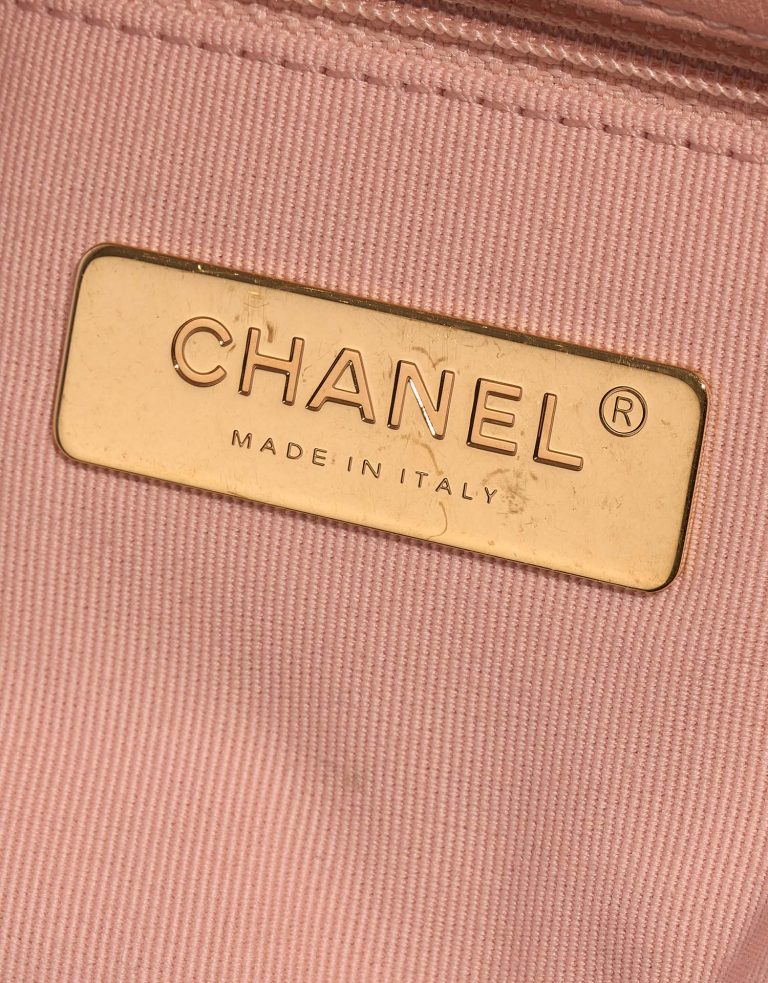 Chanel 19 Flap Bag Large Lamb Peach