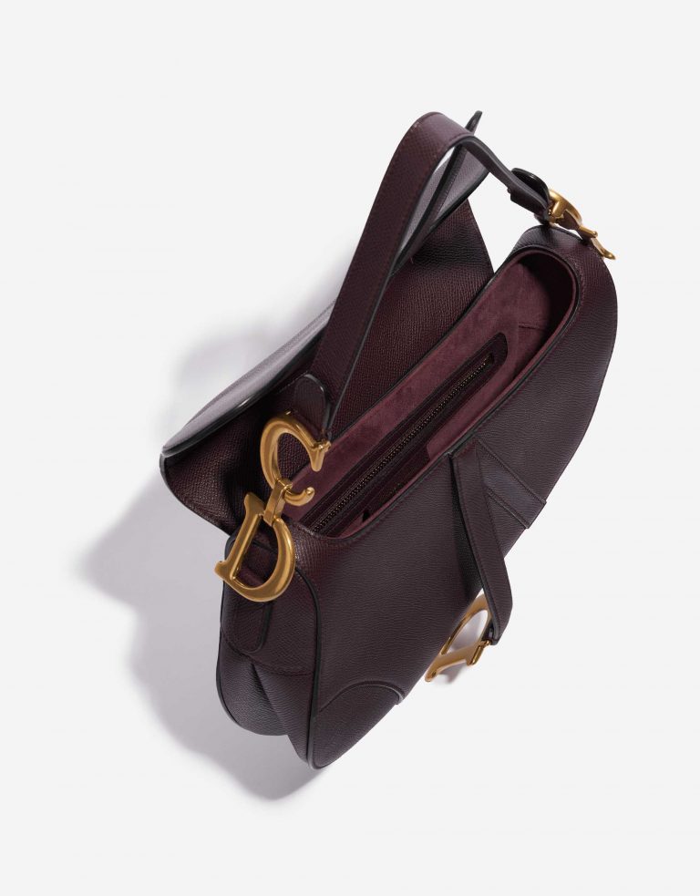 TÚI Dior Saddle Medium Calf Bordeaux