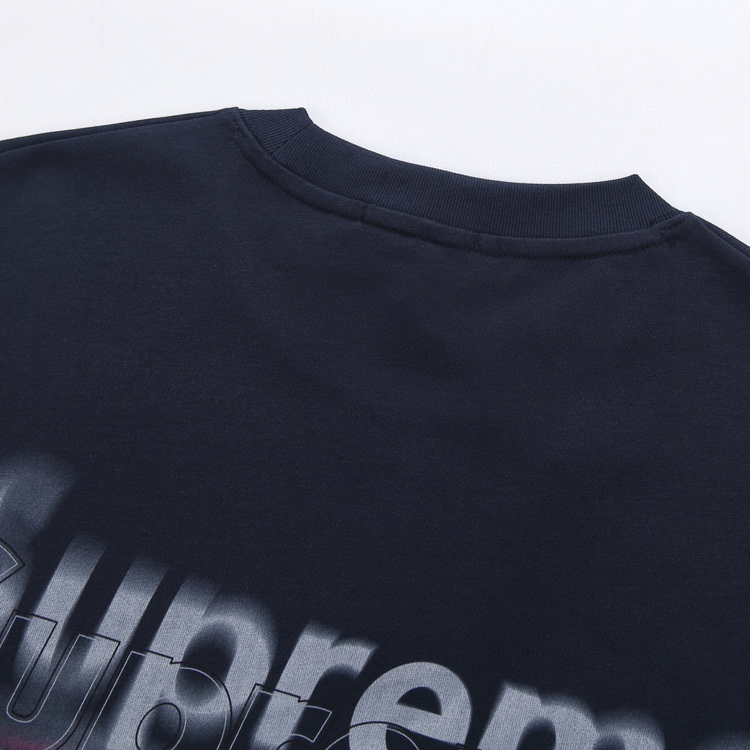ÁO BALENCIAGA X Supreme print cotton jersey T-shirt