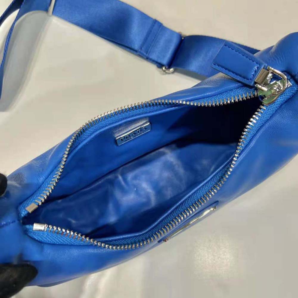 TÚI Prada Women Padded Nappa-Leather Prada Re-Edition 2005 Shoulder Bag-Blue