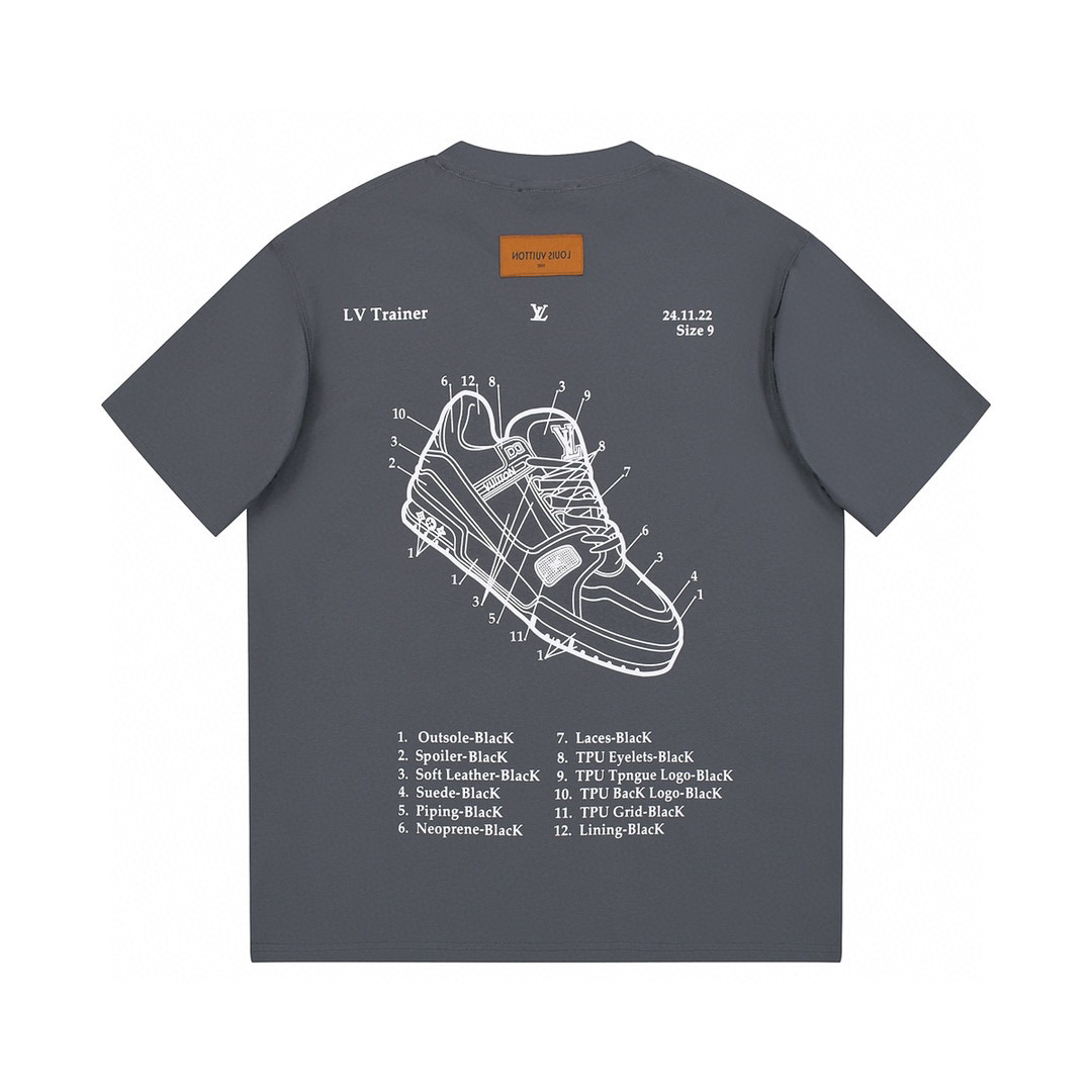 ÁO LOUIS VUITTON print cotton jersey T-shirt