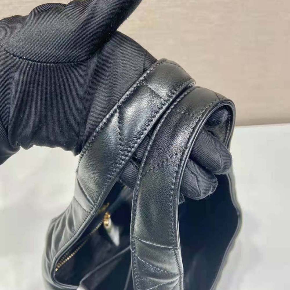 TÚI Prada Medium Nappa-Leather Tote Bag with Topstitching