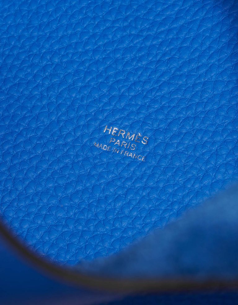 TÚI Hermès Picotin 22 Taurillon Clemence Blue Hydra