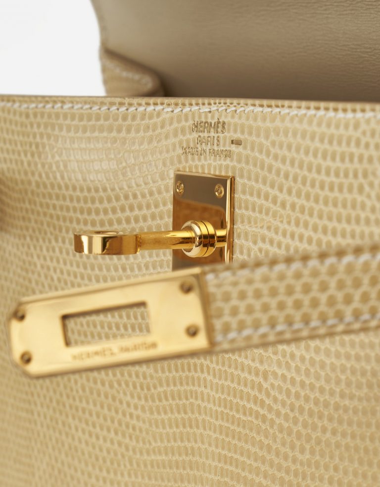 TÚI Hermès Kelly 20 Niloticus Lizard Parchemin Gold Buckle khóa vàng