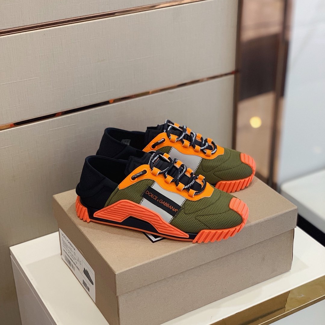 GIÀY DOLCE & GABBANA ORANGE SNEAKERS