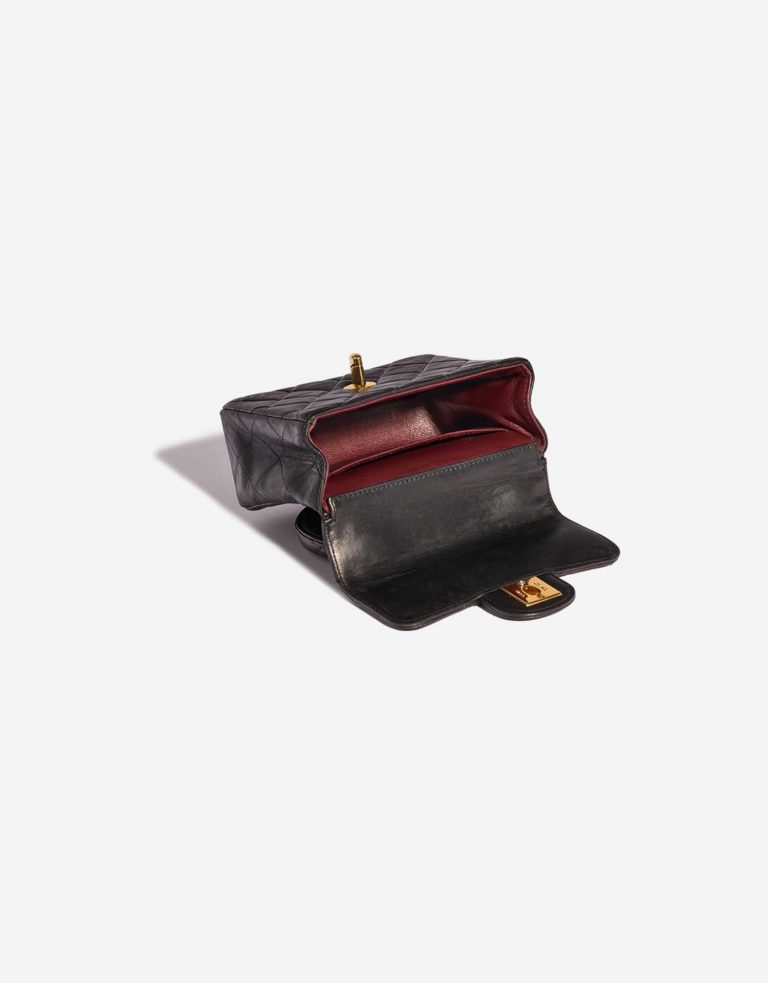 TÚI Chanel Handle Small Lamb Black