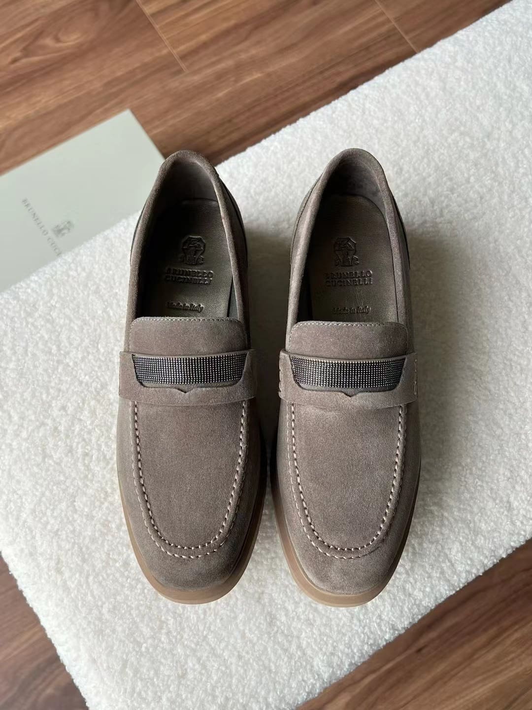 GIÀY BRUNELLO CUCINELLI LOAFER SUEDE SHOES AAA DA LỘN HẢO HẠNG