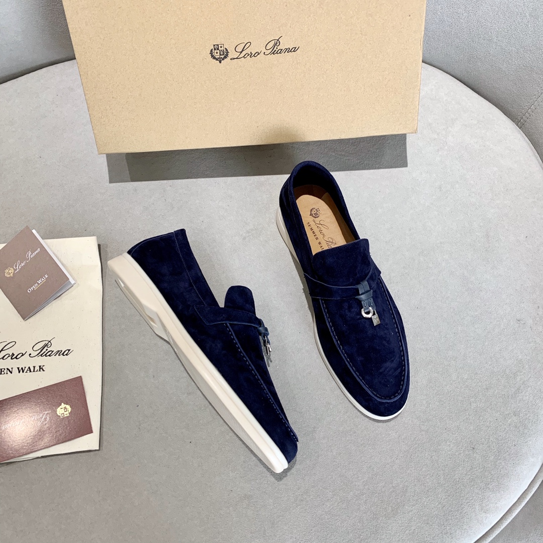 GIÀY LORO PIANA COBAN SHEEPSKIN SUEDE LOAFER DA CỪU