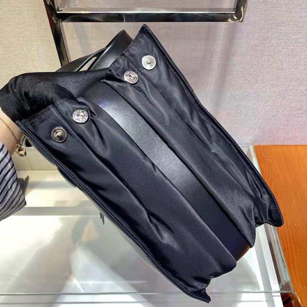 TÚI Prada Quilted Nylon Tote Bag-Black