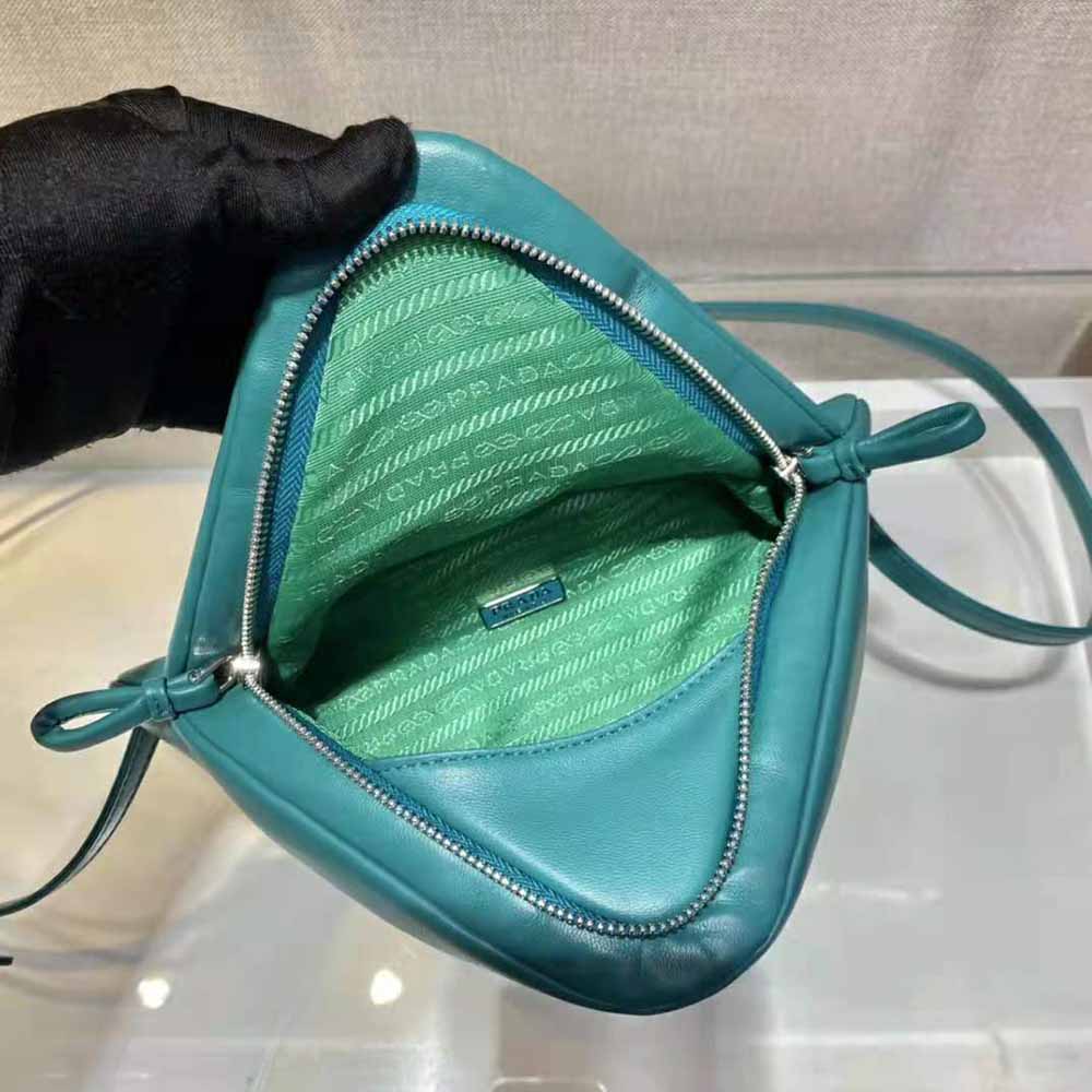 TÚI Prada Padded Nappa Leather Handbag-Lime