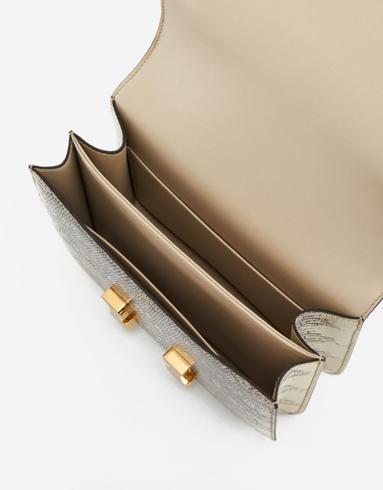 TÚI Hermès Constance 18 Mini Lizard Ombre Gold Buckle khóa vàng da thằn lằn