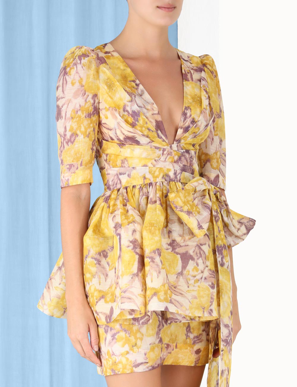 VÁY ZIMMERMANN Flower Vintage Dress With Charm
