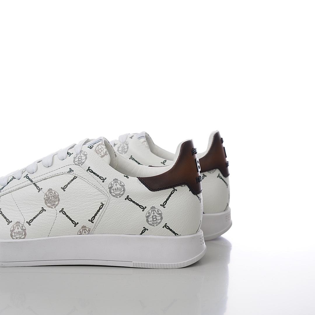 GIÀY BERLUTI LOGO LEATHER SNEAKER SHOES AAA