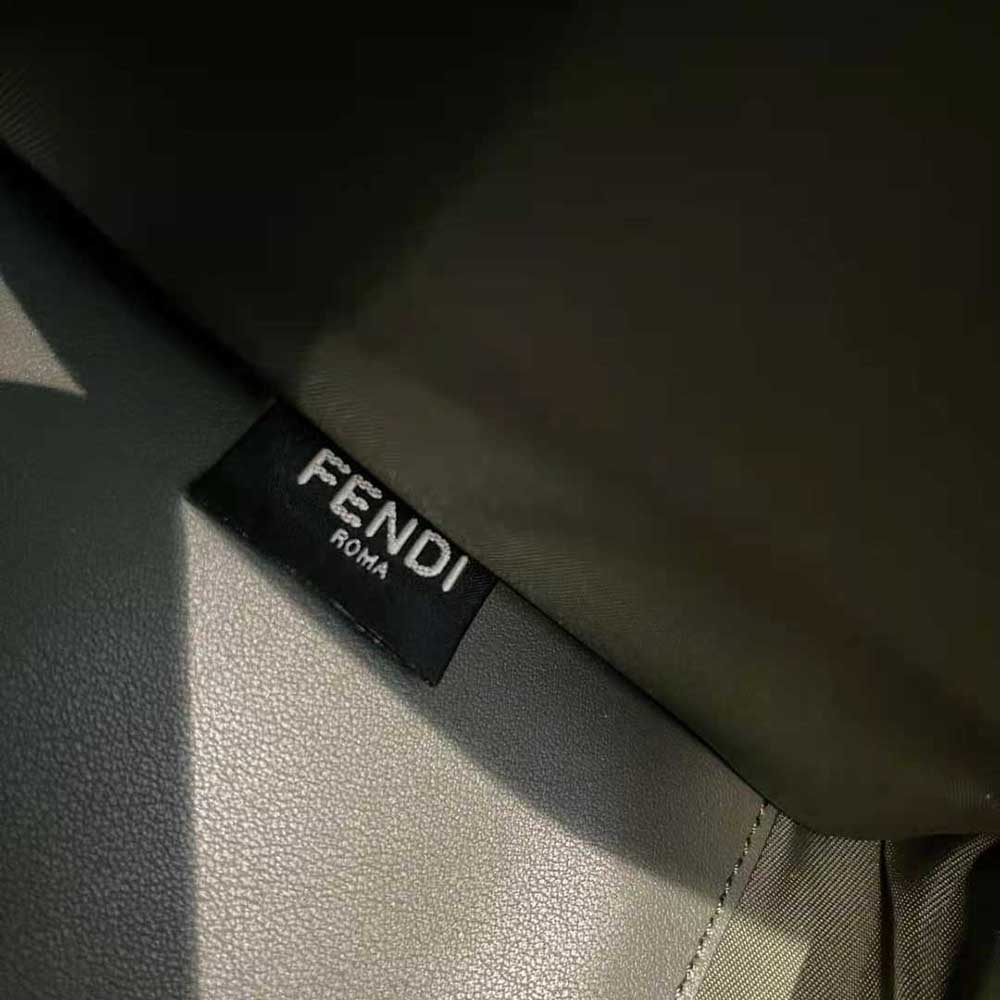 TÚI Fendi Sunshine Medium FF Fabric Shopper-Green