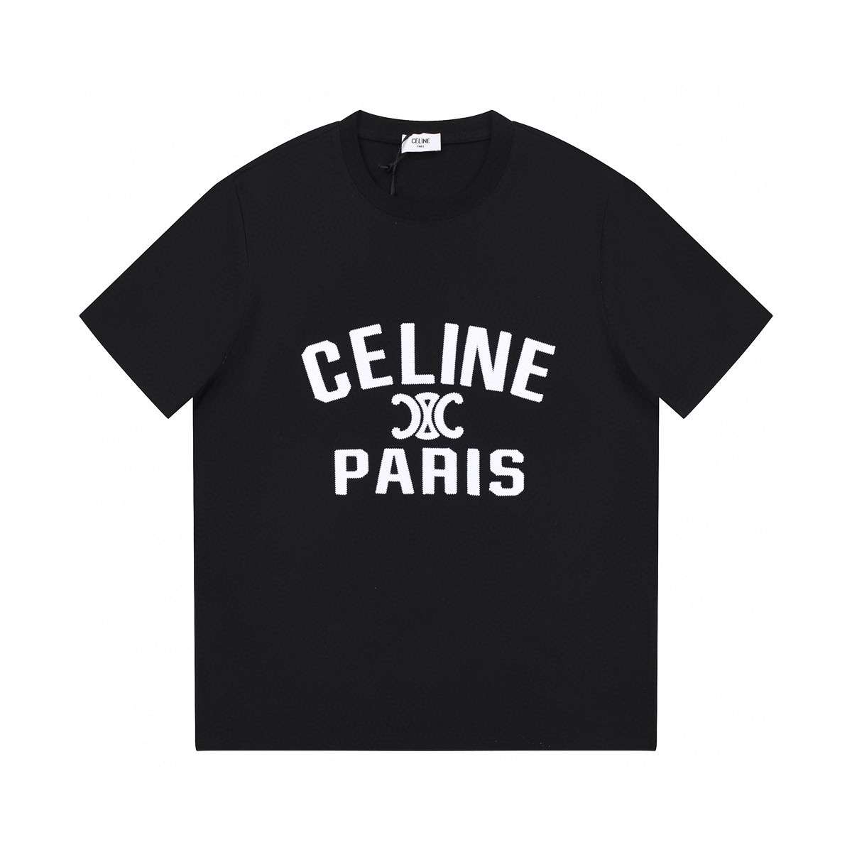 ÁO CELINE PARIS print cotton jersey T-shirt
