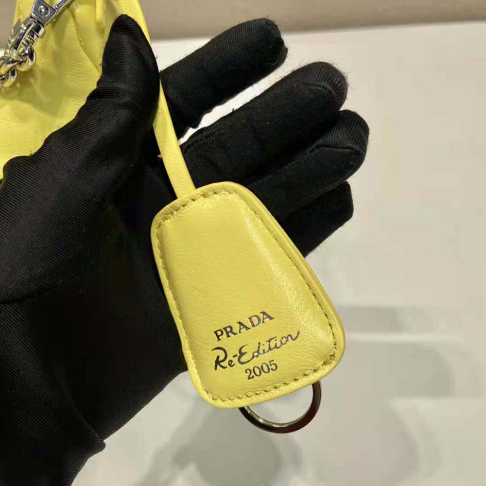 TÚI Prada Women Padded Nappa-Leather Prada Re-Edition 2005 Shoulder Bag-Yellow