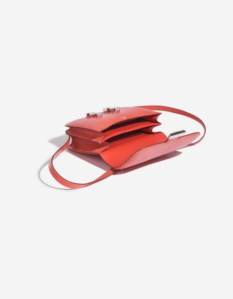 TÚI Hermès Constance 18 Salvator Lizard Sanguine da thằn lằn