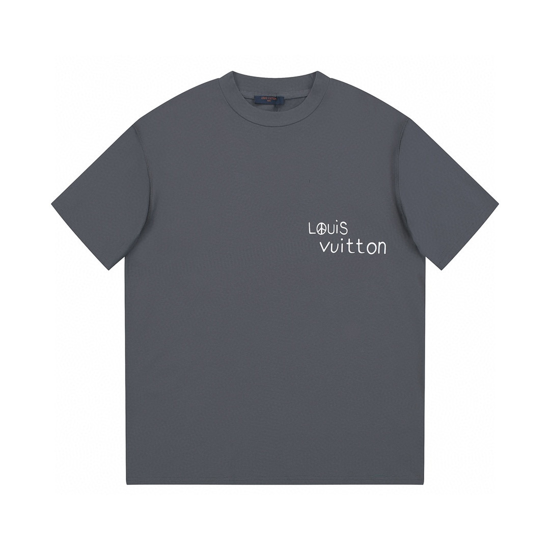 ÁO LOUIS VUITTON print cotton jersey T-shirt