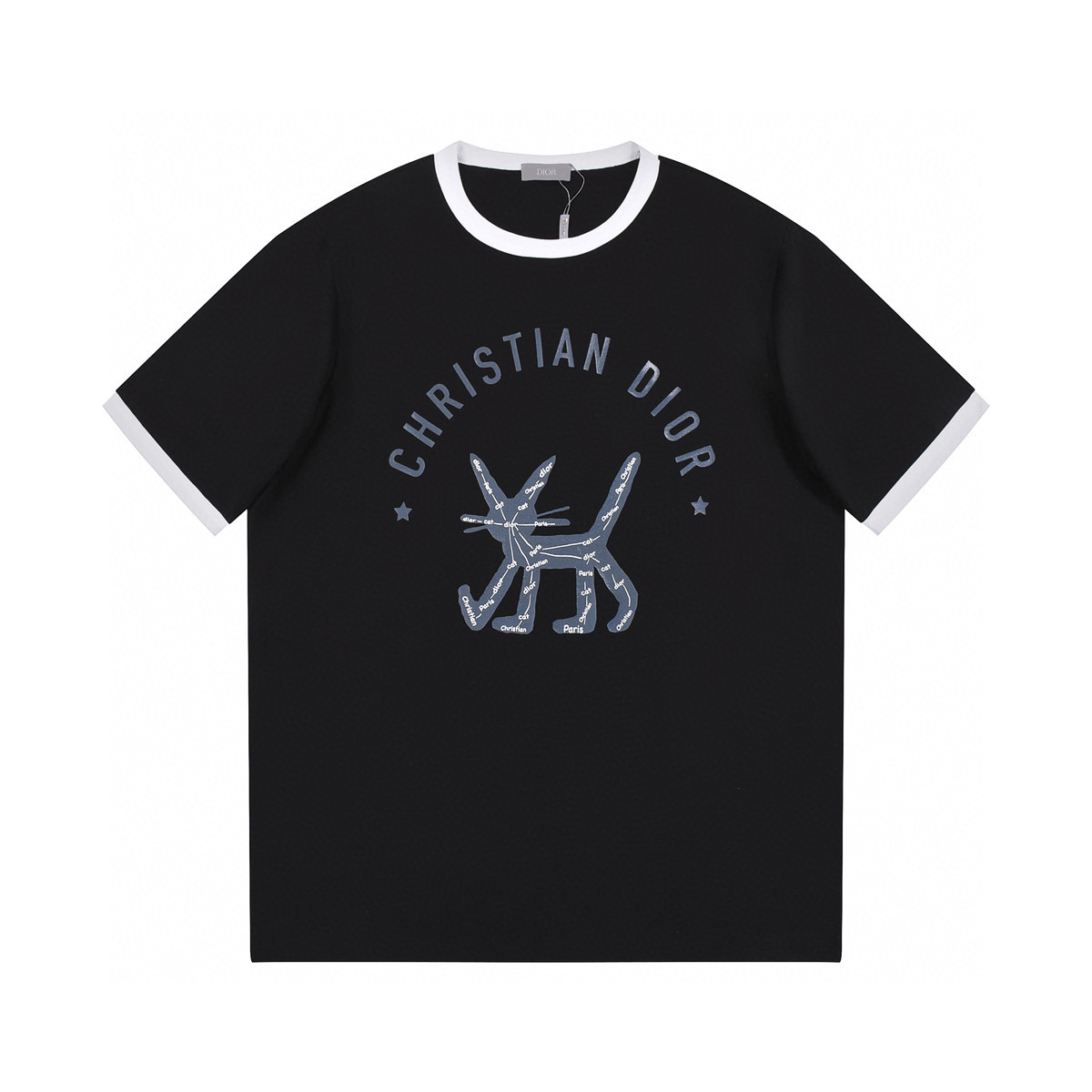 ÁO CHRISTIAN DIOR print cotton jersey T-shirt