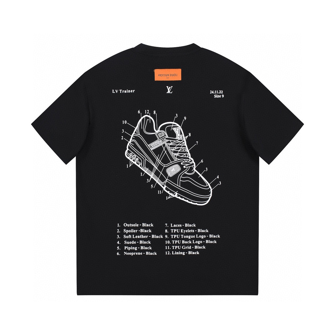 ÁO LOUIS VUITTON print cotton jersey T-shirt