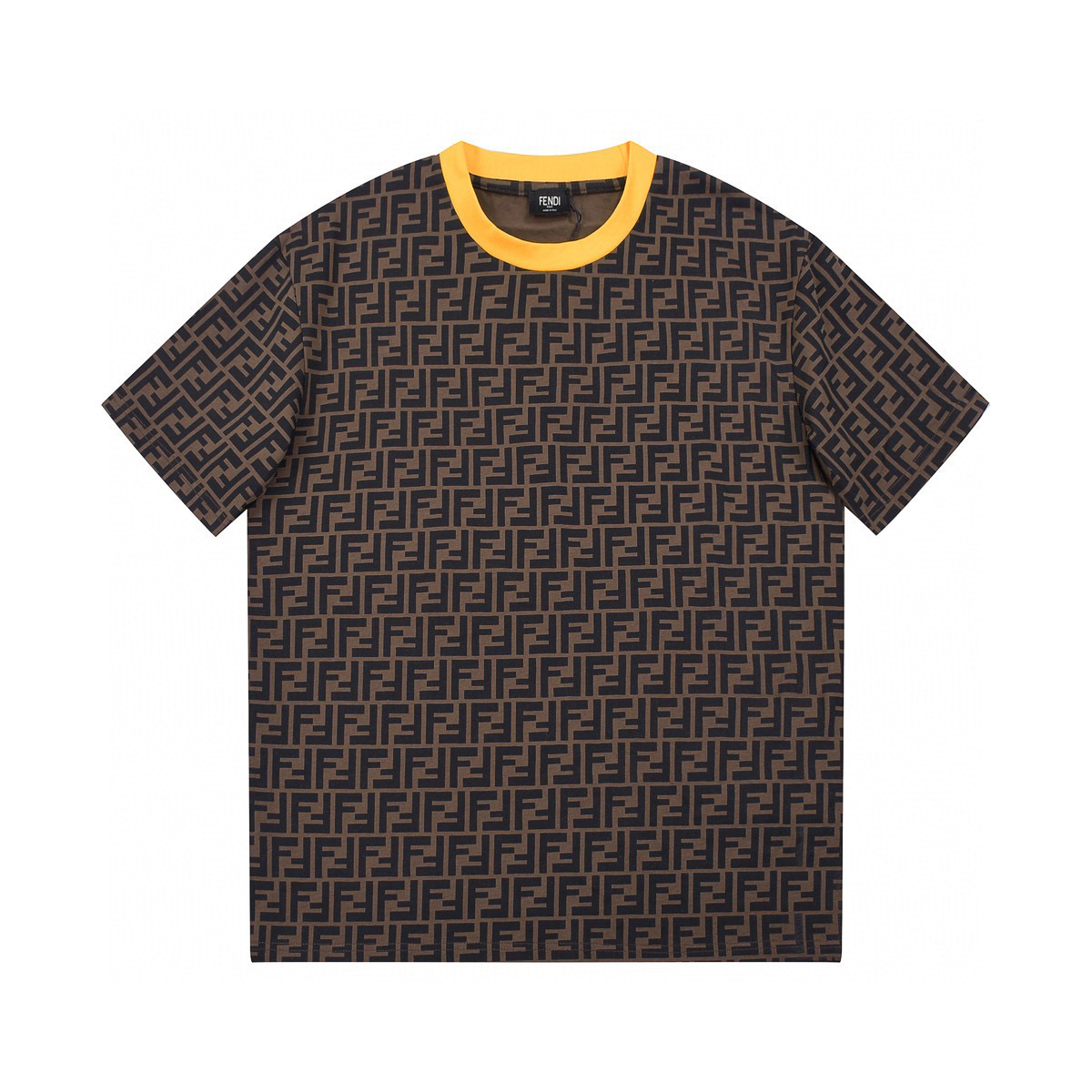 ÁO FENDI ROMA print cotton jersey T-shirt