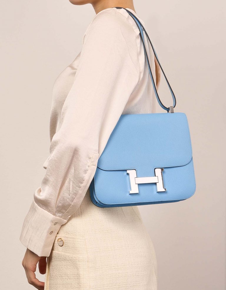 TÚI Hermès Constance 24 Epsom Celeste
