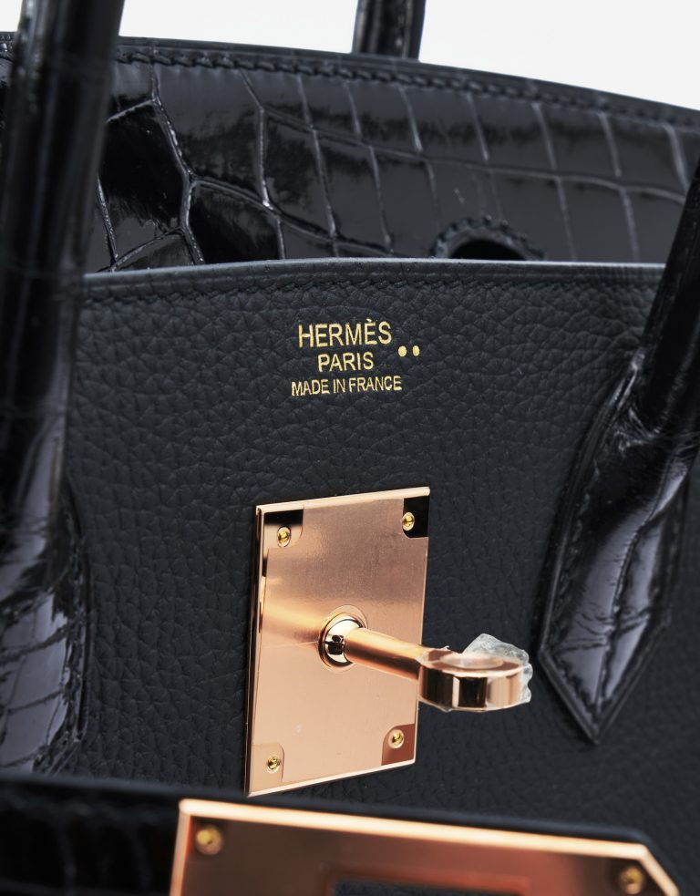 TÚI Hermès Birkin Touch 30 Niloticus Togo Black Gold Buckle khóa vàng
