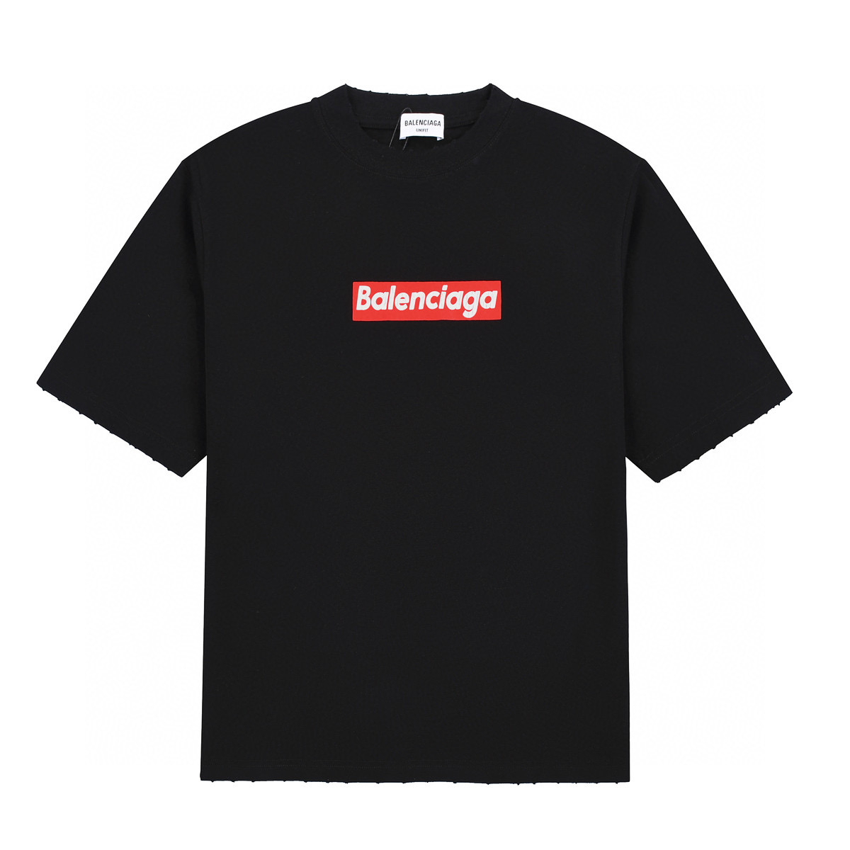 ÁO BALENCIAGA LOGO T SHIRT BLACK #7 ÁO BALENCIAGA LOGO T SHIRT BLACK