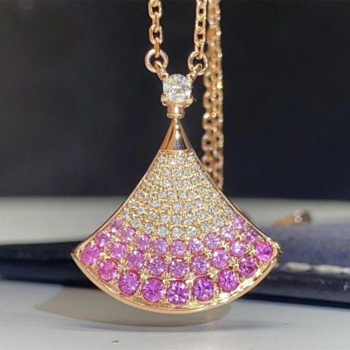 DÂY CHUYỀN BULGARI DIVAS’ DREAM PINK SAPPHIRE 18K ROSE GOLD
