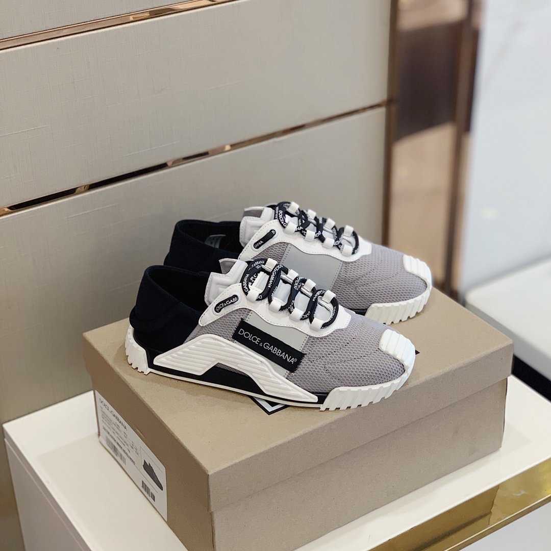 GIÀY DOLCE & GABBANA GREY SNEAKERS