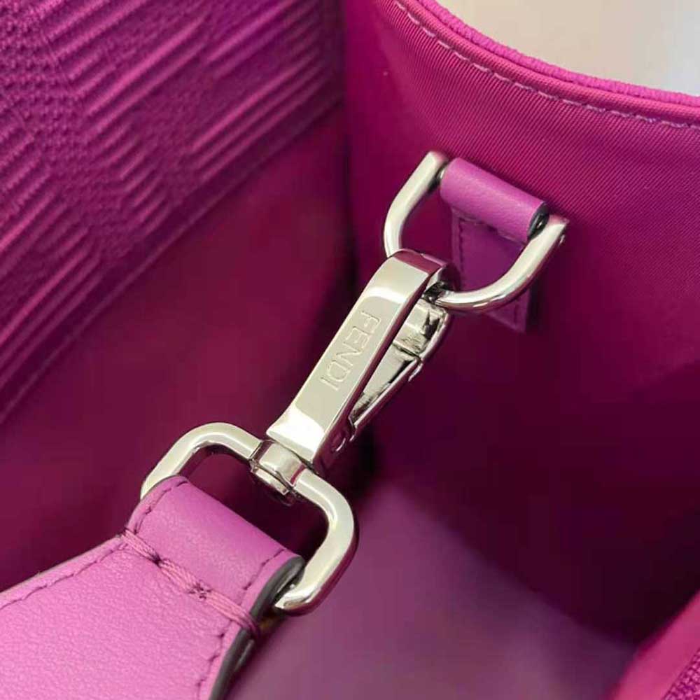 TÚI Fendi Sunshine Medium FF Fabric Shopper-Purple