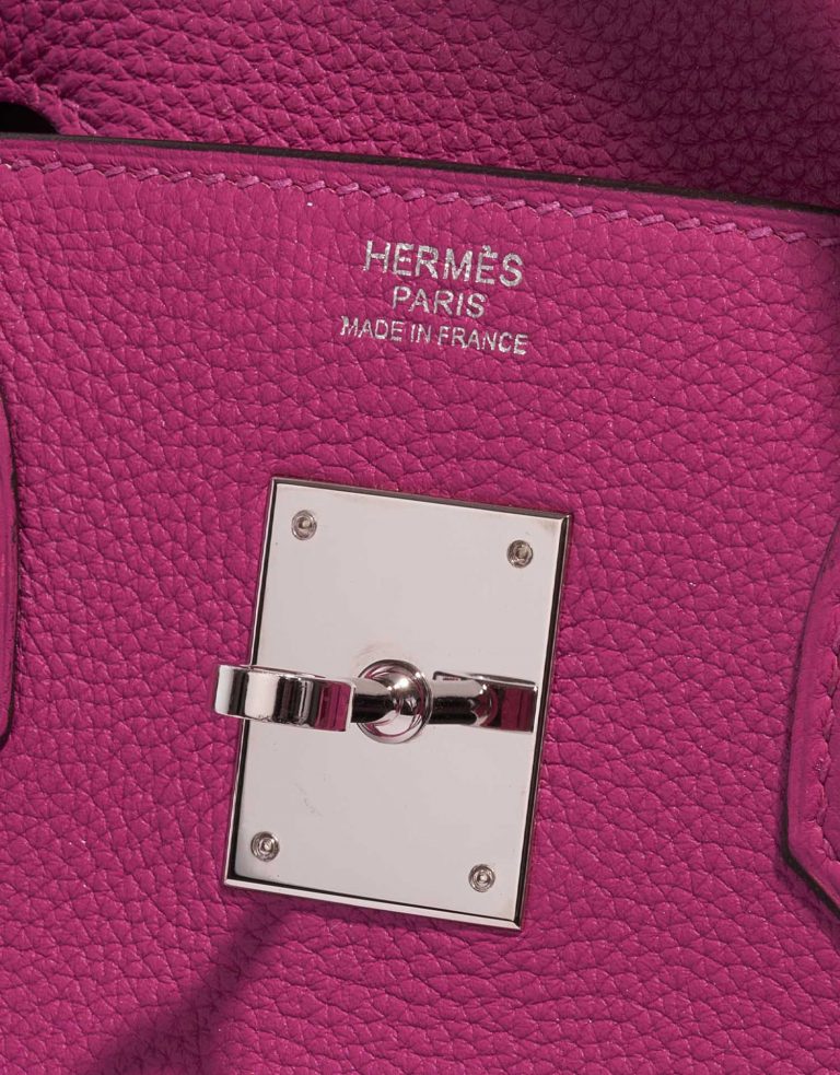 TÚI Hermès Birkin 30 Togo Rose Pourpre Silver Buckle khóa trắng