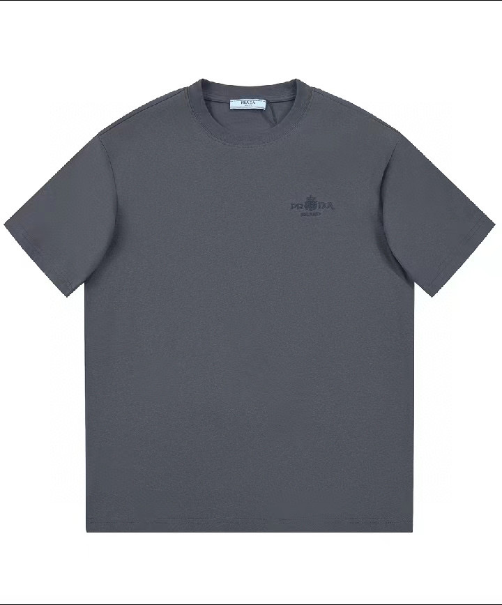 ÁO PRADA print cotton jersey T-shirt