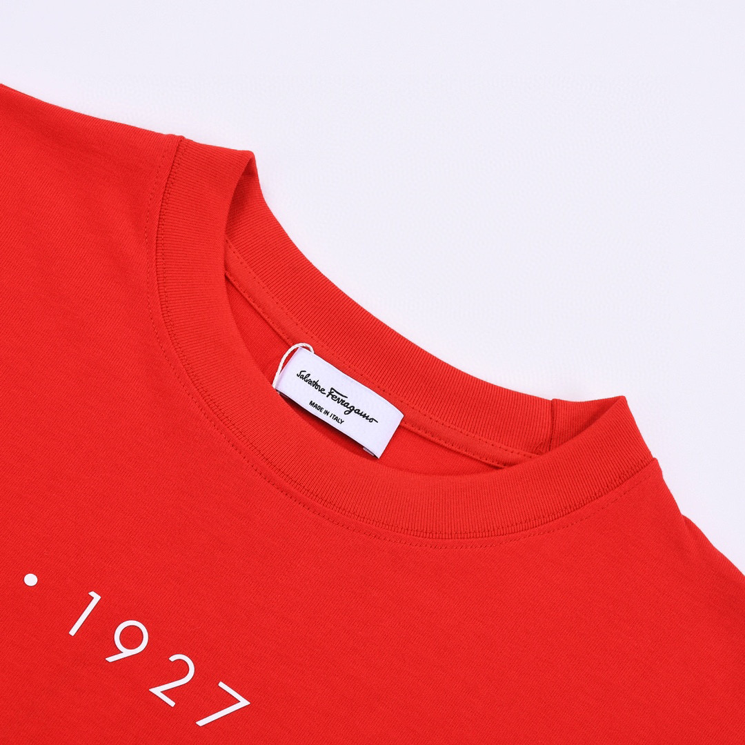 ÁO SALVATORE FERRAGAMO T SHIRT RED