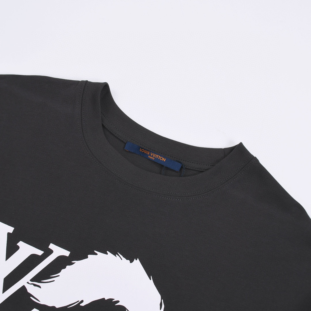 ÁO LOUIS VUITTON print cotton jersey T-shirt