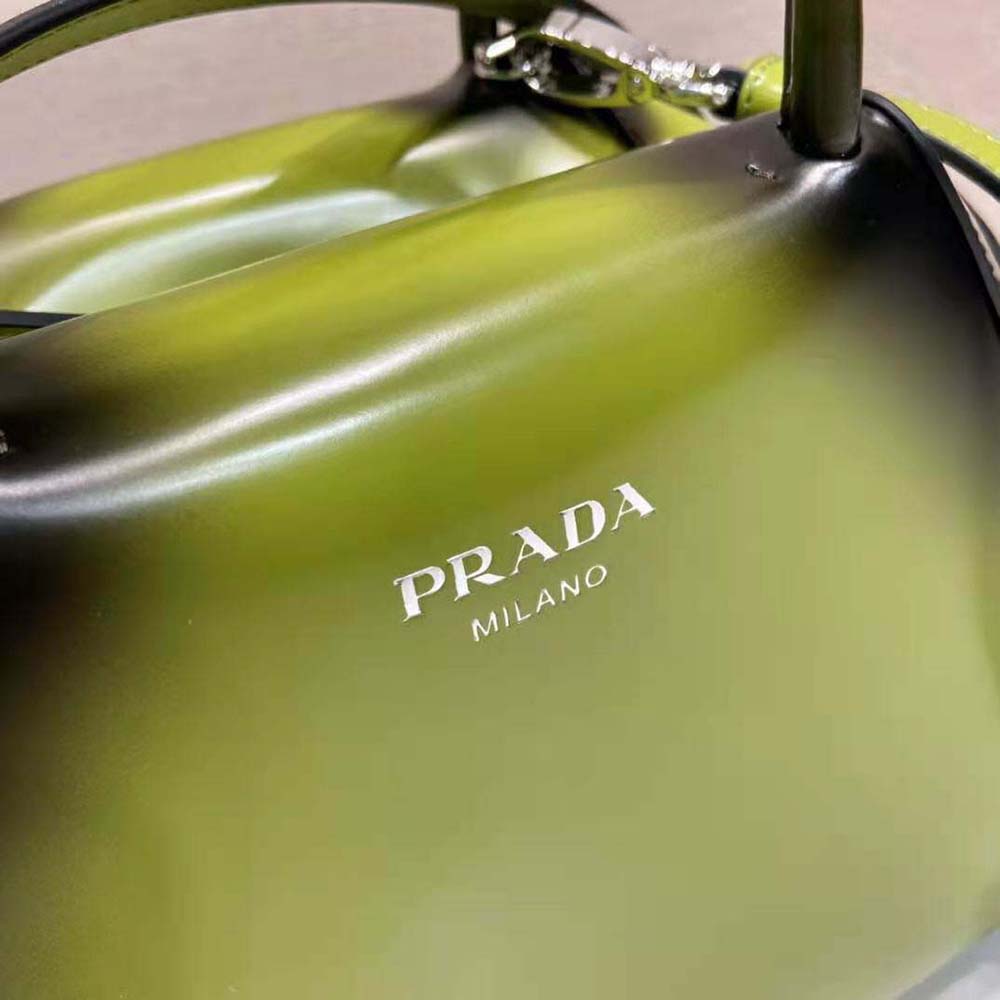 TÚI Prada Small Brushed Leather Prada Supernova Handbag-Green