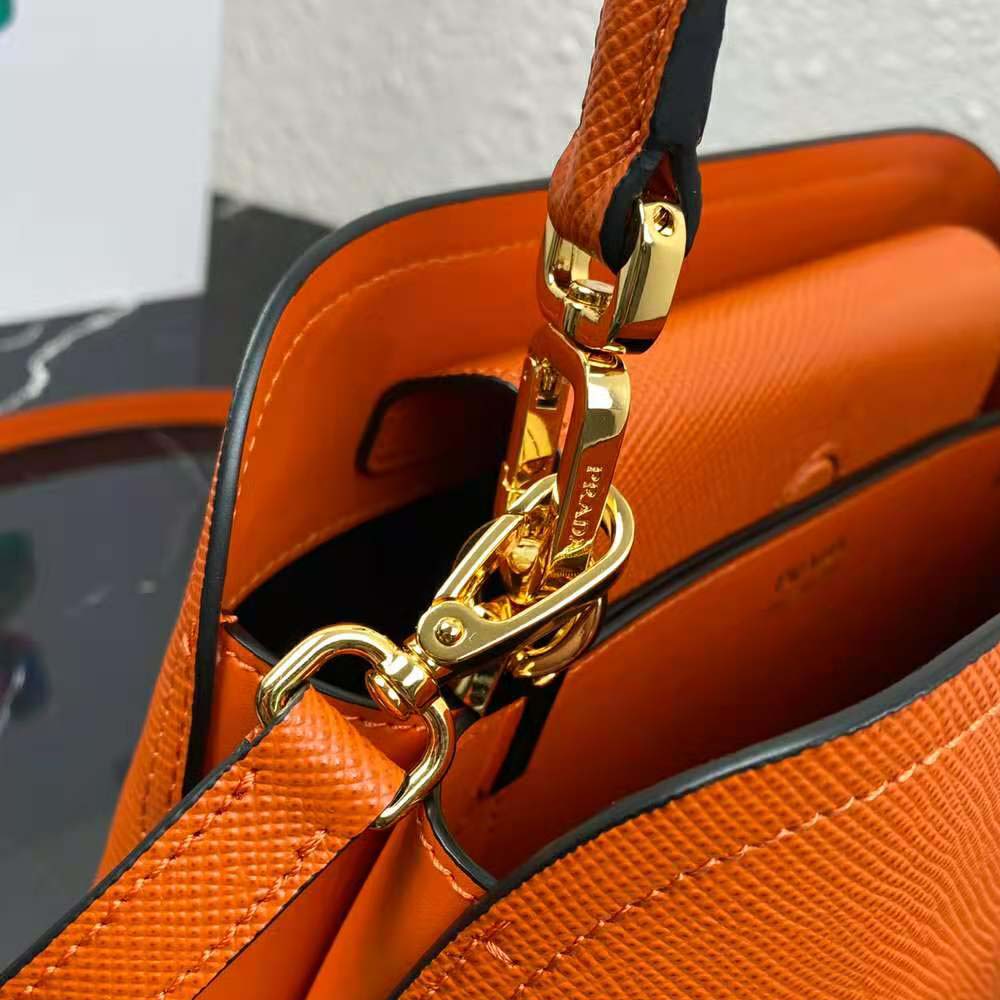 TÚI Prada Saffiano Leather Prada Matinee Bag-Orange