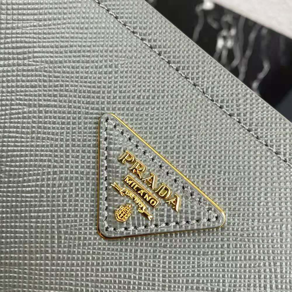 TÚI Prada Saffiano Leather Prada Matinee Bag-Grey