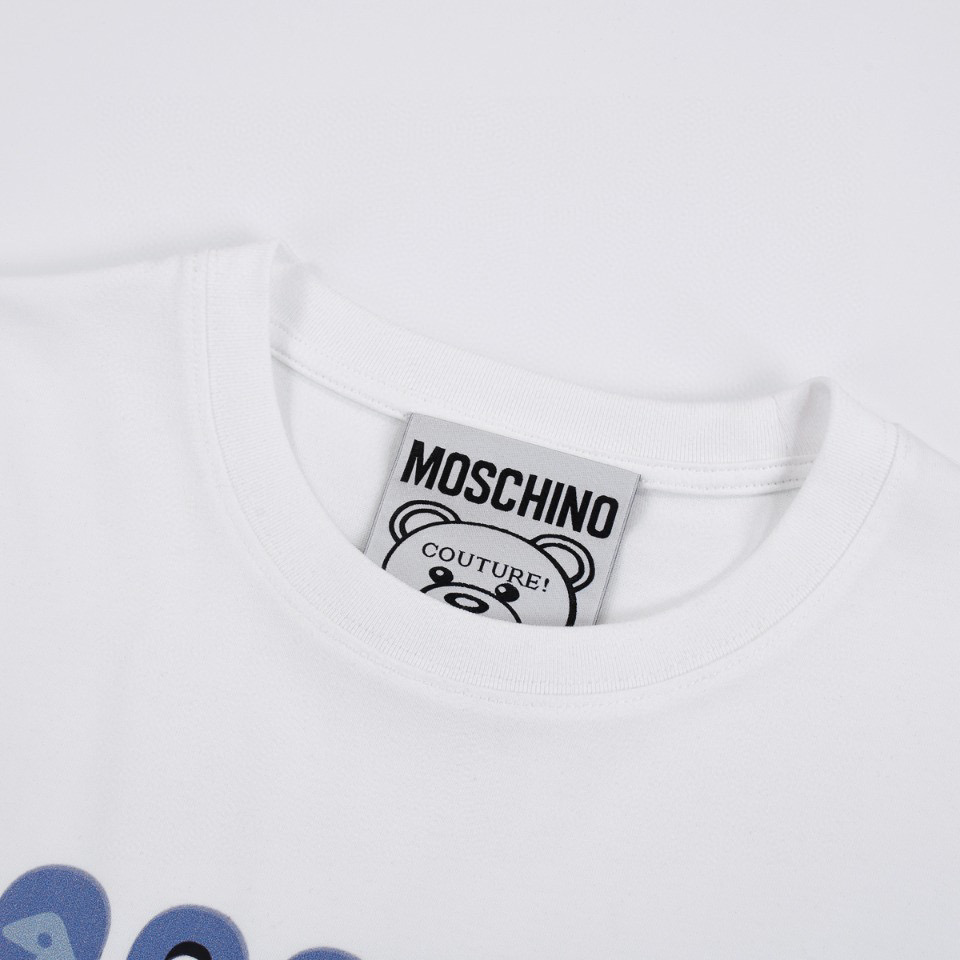 ÁO MOSCHINO print cotton jersey T-shirt